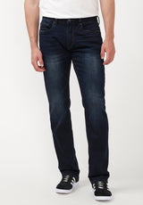 Jean droit pour homme Straight Six, indigo - BM20457