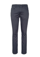 Slim Ash Men's Twill Pants in Authentic Charcoal Gray - BM22017