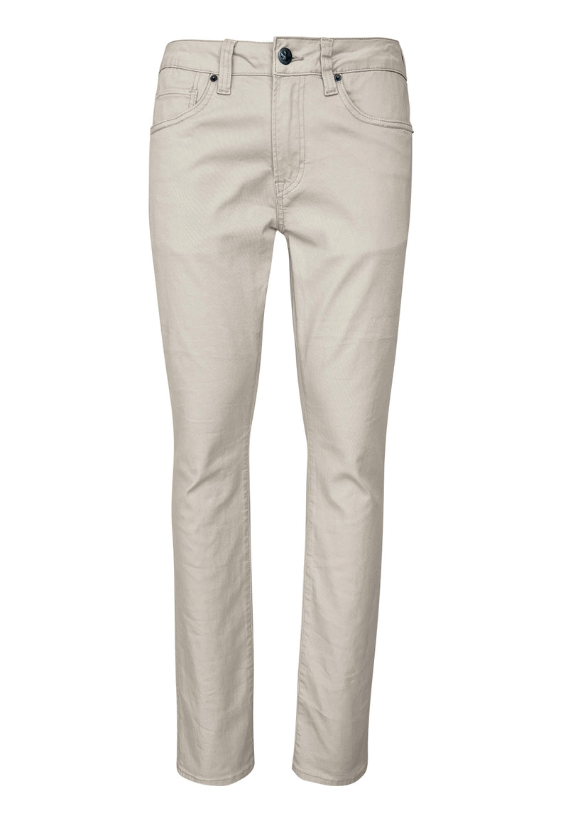 Slim Ash Men's Twill Pants in Beige - BM22017