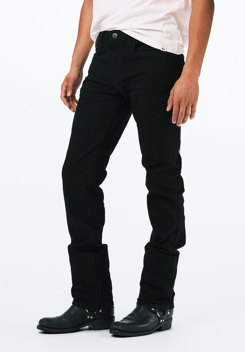 Jean étroit pour homme Slim Ash, noir - BM22047