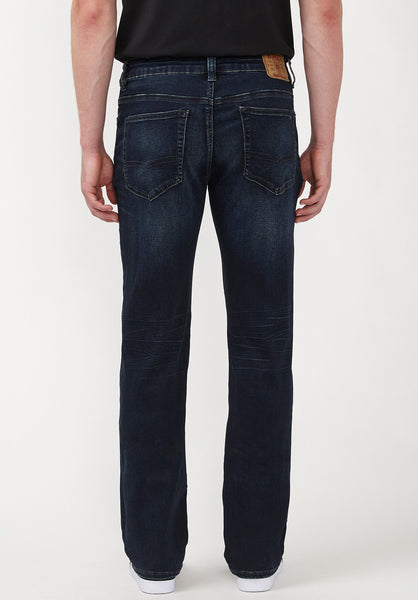 Relaxed Straight Driven Authentic Indigo Jeans - BM22137