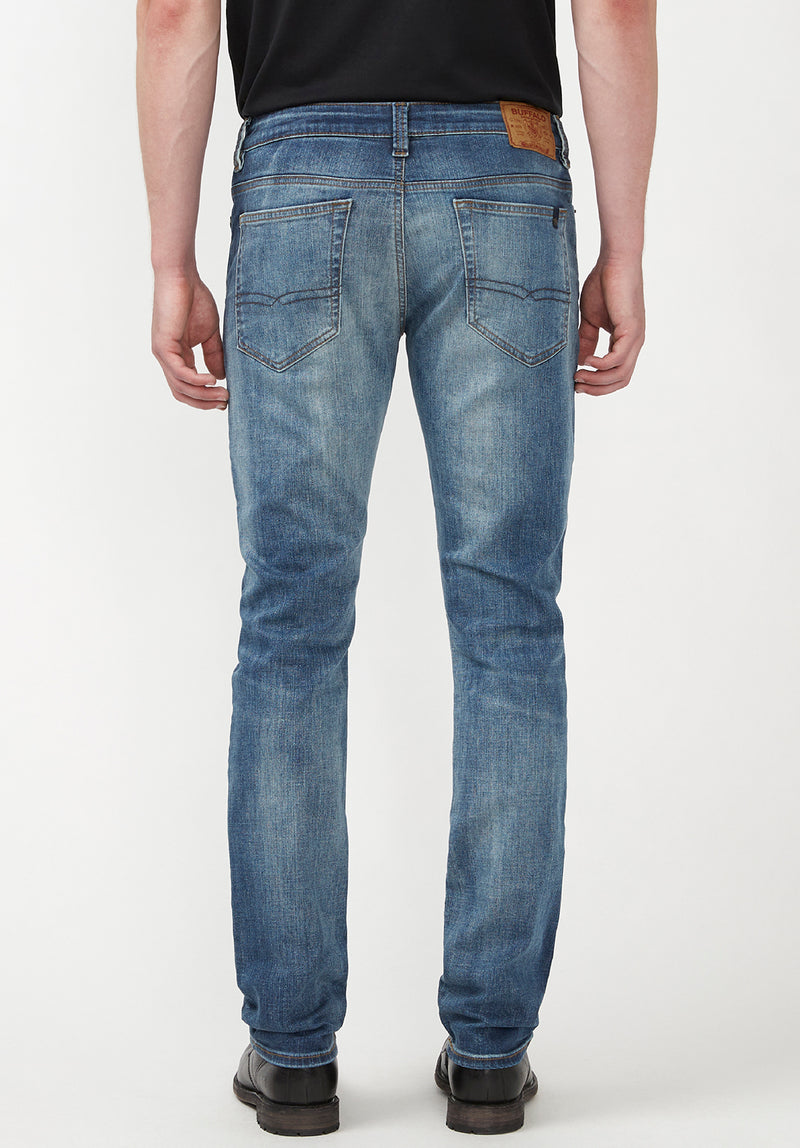 Slim Ash Men's Jeans in Authentic and Sanded Blue - BM22604