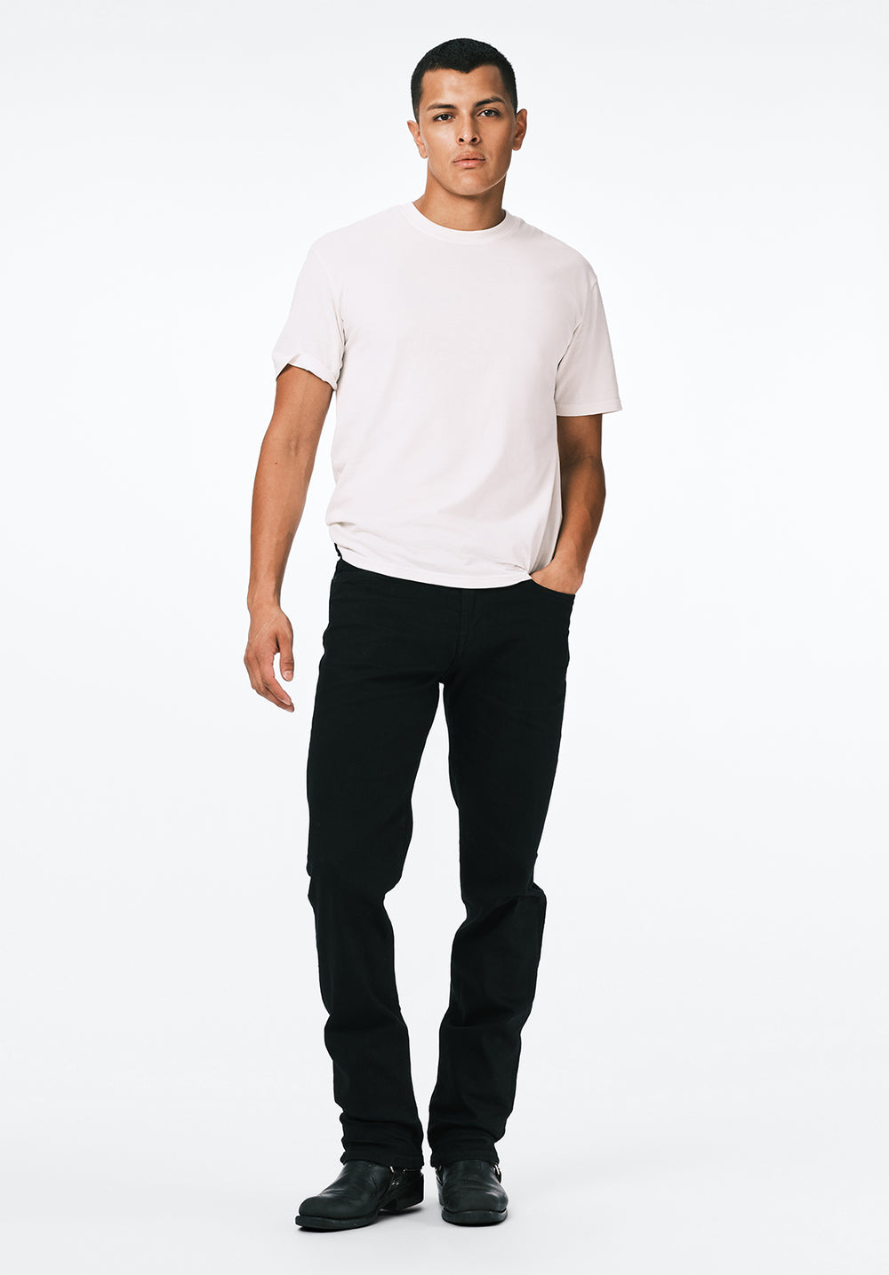 Straight Six Men's Jeans, Crinkled and Dark - BM22632 – Buffalo