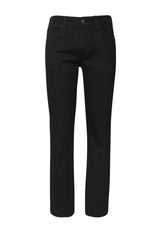 Straight Six Men's Jeans in Crinkled Black - BM22632