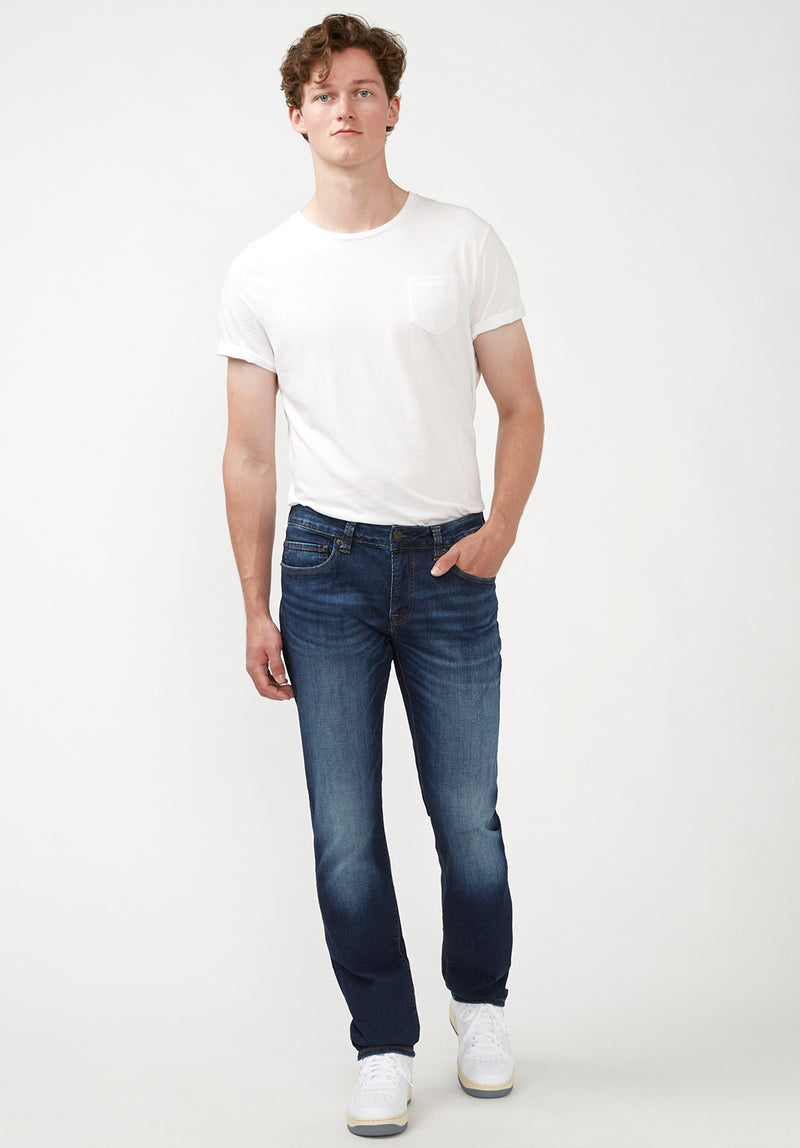 Slim Ash Men's Jeans in Mid Blue - BM22633