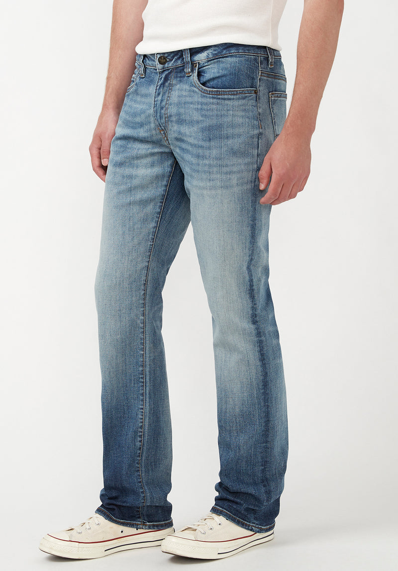 Relaxed Straight Driven Men's Jeans in Sanded Blue - BM22641 – Buffalo ...