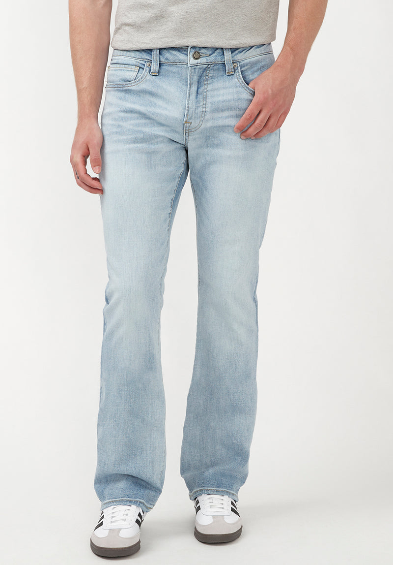 Jean bootcut pour homme Slim Boot King, à Effet Gaufré - BM22791
