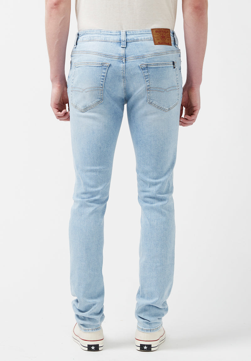 Skinny Max Men's Jeans in Bleached Blue – Buffalo Jeans CA