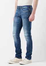 Slim Ash Men's Jeans in Worn Blue - BM22819