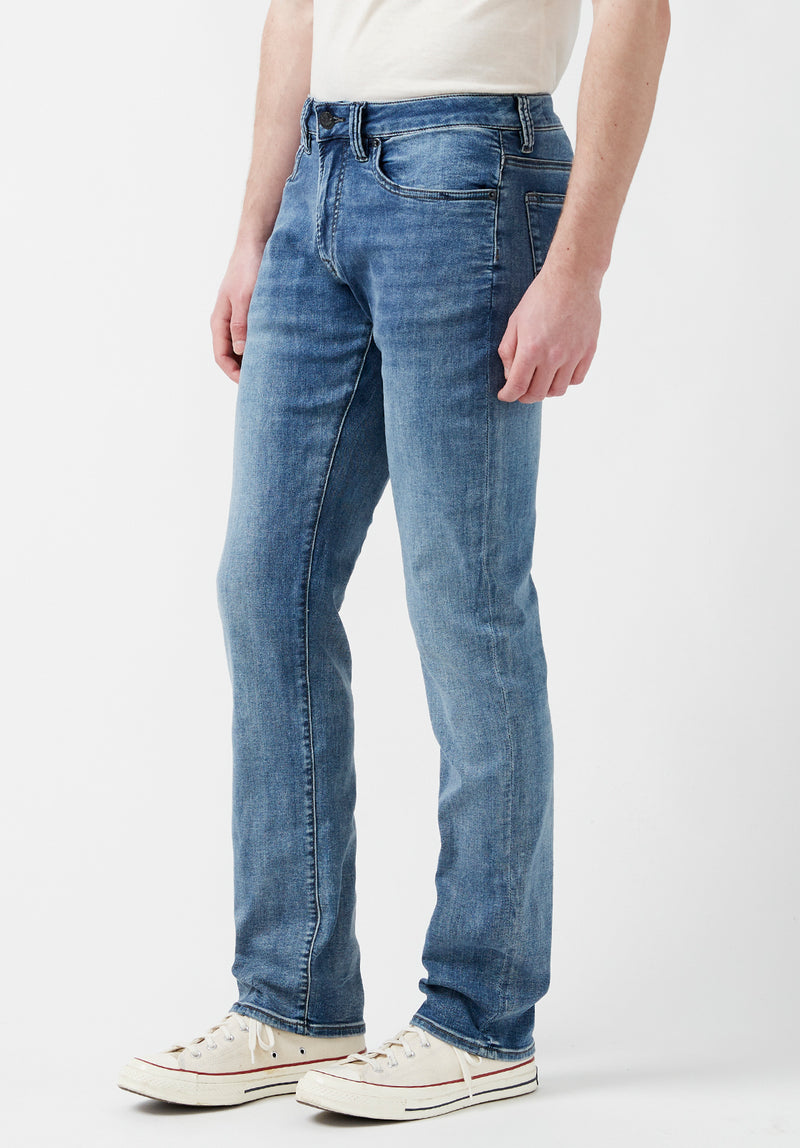 Straight Six Men's Jeans in Contrasted Wash - BM22822