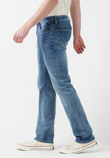Straight Six Men's Jeans in Contrasted Wash - BM22822