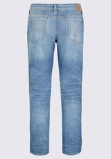 Slim Ash Men's Jeans in Veined and Rugged Blue - BM22865