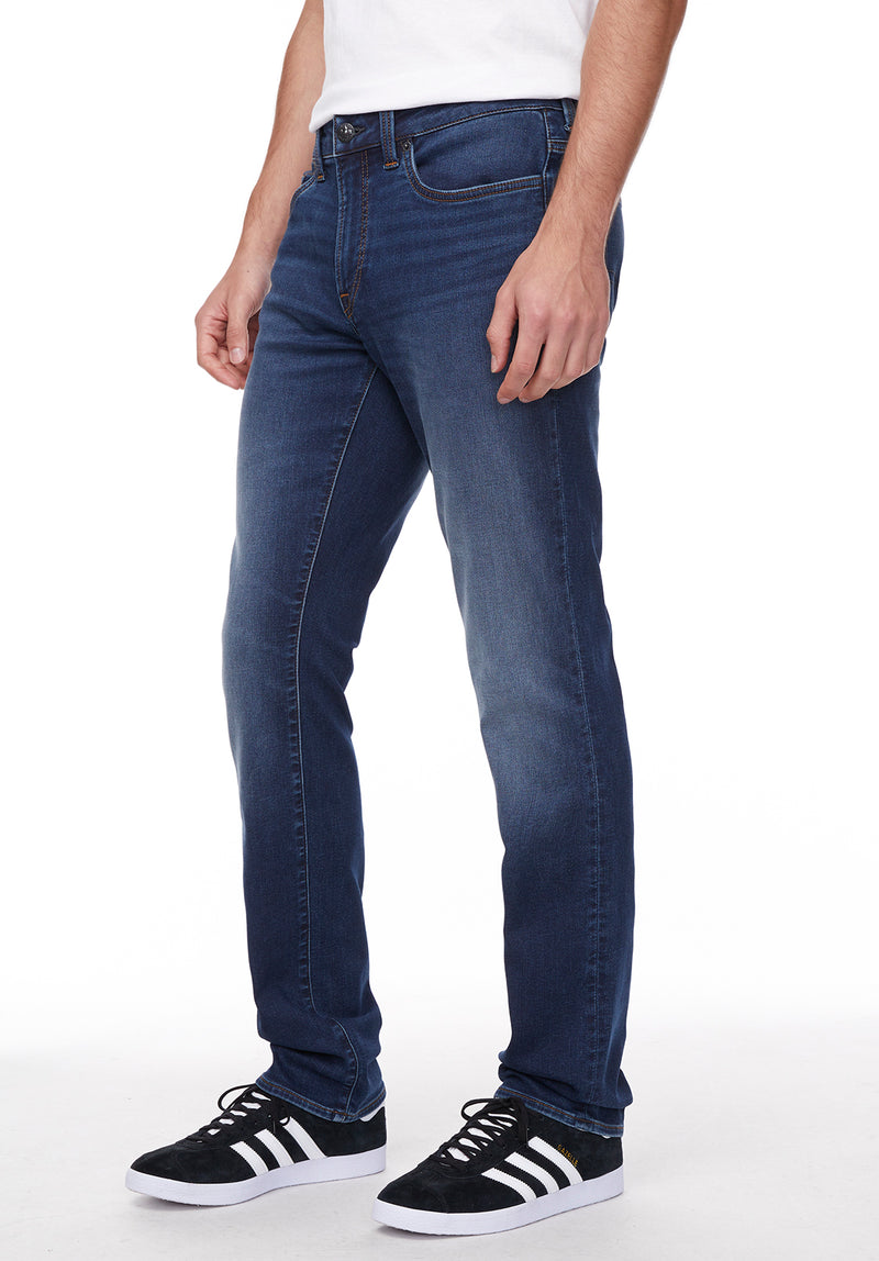 Buffalo David Bitton Slim Ash Classic Sanded Men's Slim Fit Jeans - BM22918 Color INDIGO