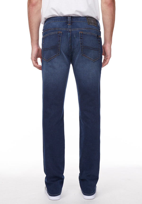 Buffalo David Bitton Slim Ash Classic Sanded Men's Slim Fit Jeans - BM22918 Color INDIGO