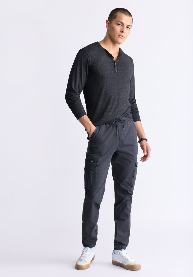 Jogger jeans men black deals