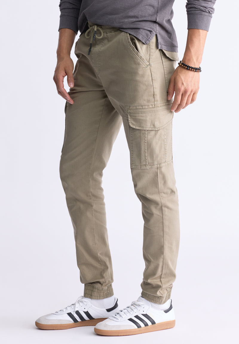 Pantalon cargo vert Tom pour hommes BM22930