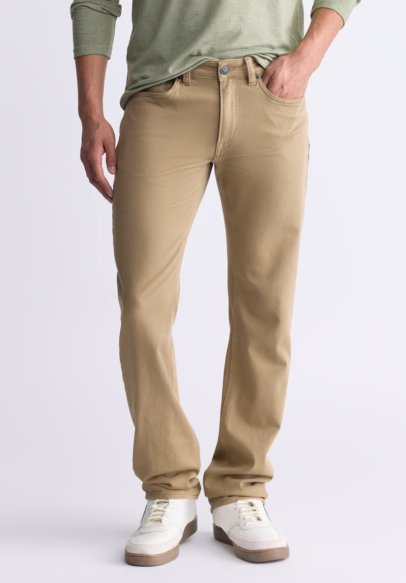 Straight Six Men's Fleece Canvas Pants in Dark Beige – Buffalo