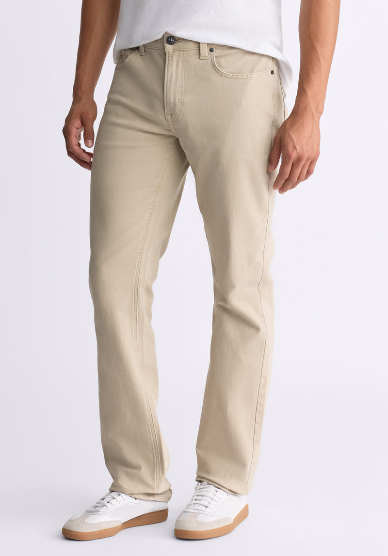 Pantalon droit pour hommes Straight Six, sable - BM22939