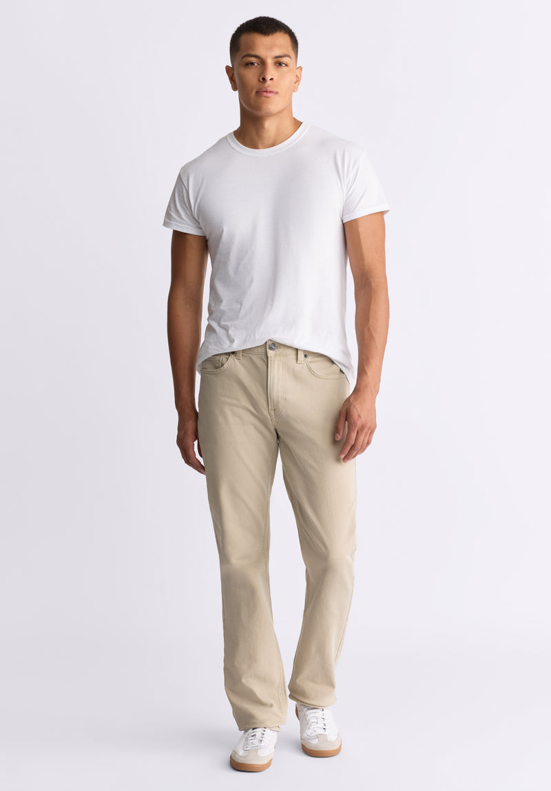 Pantalon droit pour hommes Straight Six, sable - BM22939