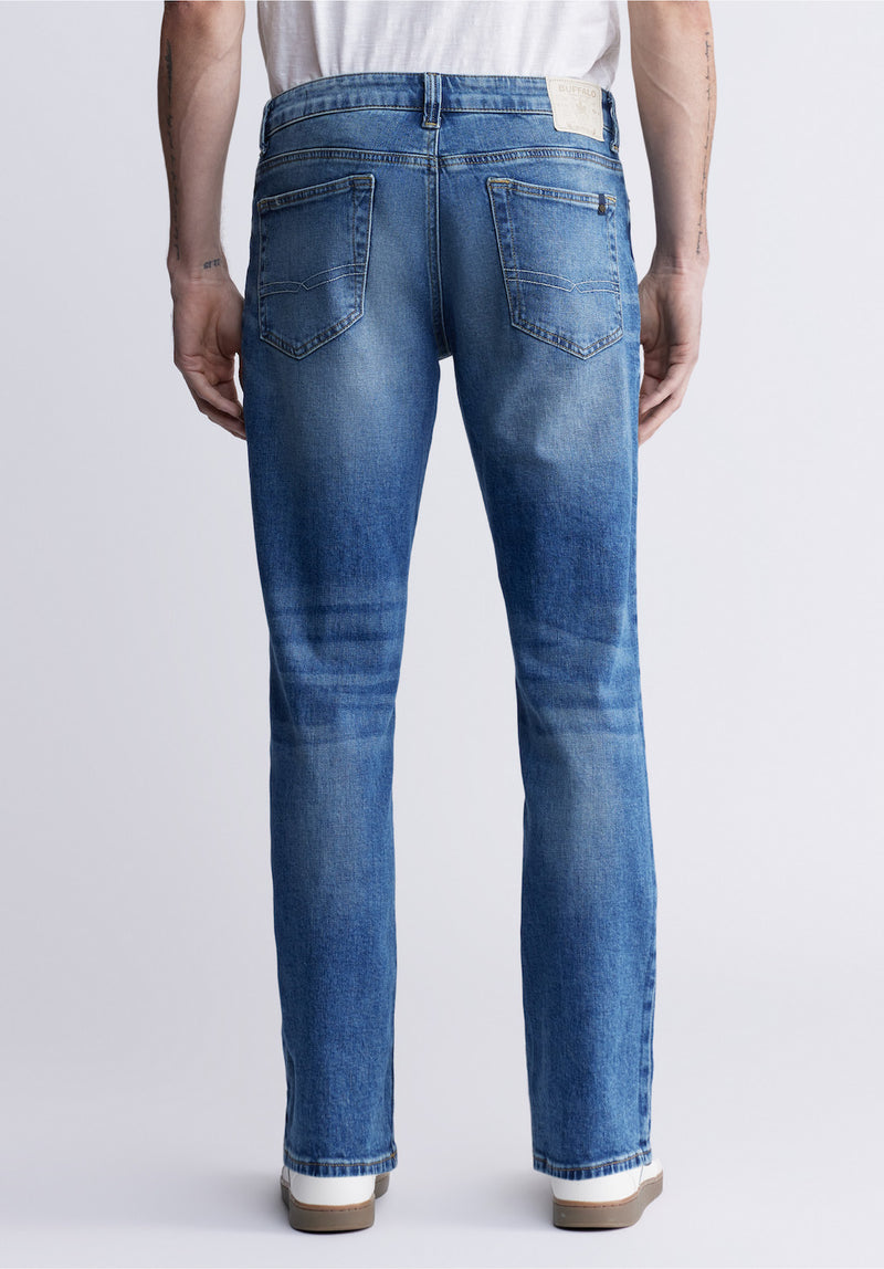 Relaxed Straight Driven Men's Jeans in Heavily Sanded Wash - BM22986