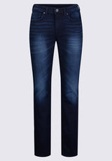 Slim Ash Men's Fleece Jeans, Sanded and Distressed - BM22989