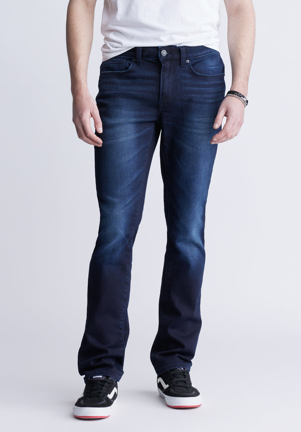 Slim Ash Men's Jeans, Sanded and Distressed - BM22989