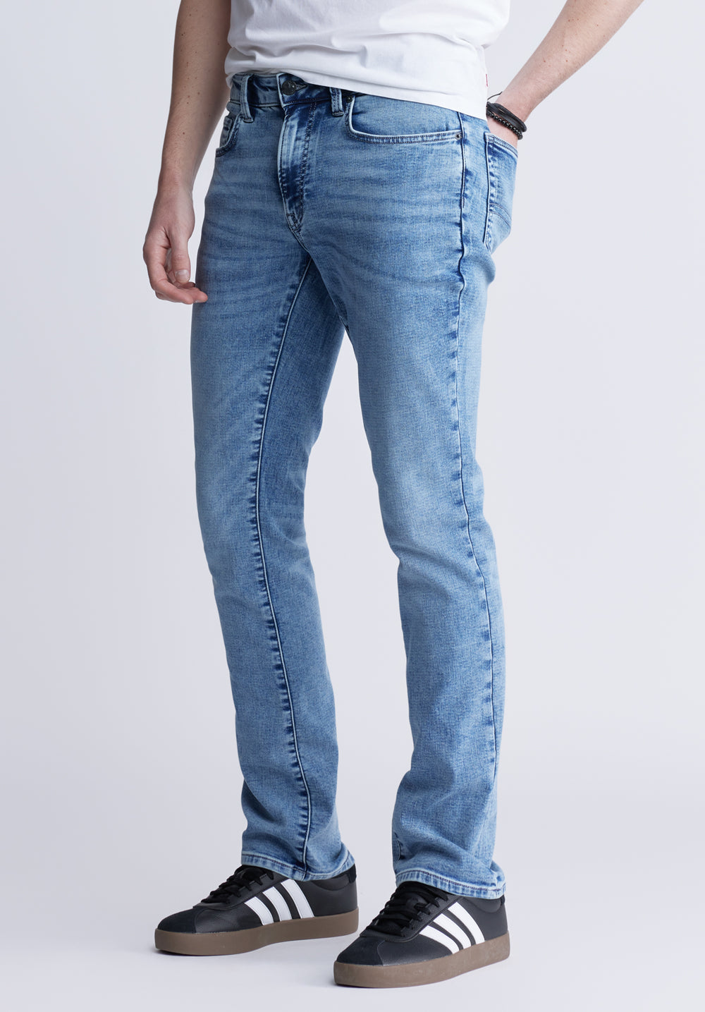 Slim Ash Men's Fleece Jeans, Sanded Wash – Buffalo Jeans CA