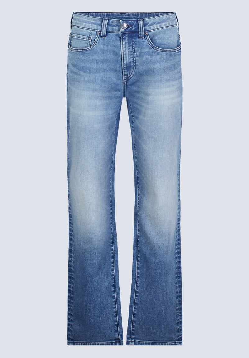 Buffalo David Bitton Straight Six Men's Freedom Flex Jeans color INDIGO