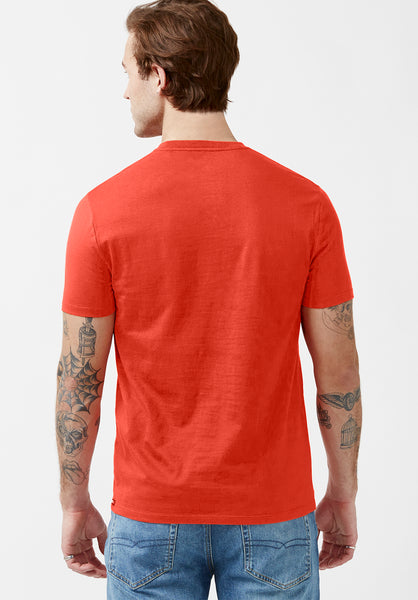 T-shirt Tafur rouge séquoia à manches courtes pour hommes  - BM23976