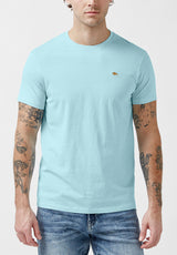 Buffalo David Bitton Tipima Short-Sleeve Men’s Summer T-Shirt - BM23995 Color SKY BLUE