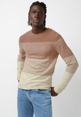 Buffalo David Bitton Wakoni Beige Men’s Sweater - BM24015 Color MILK