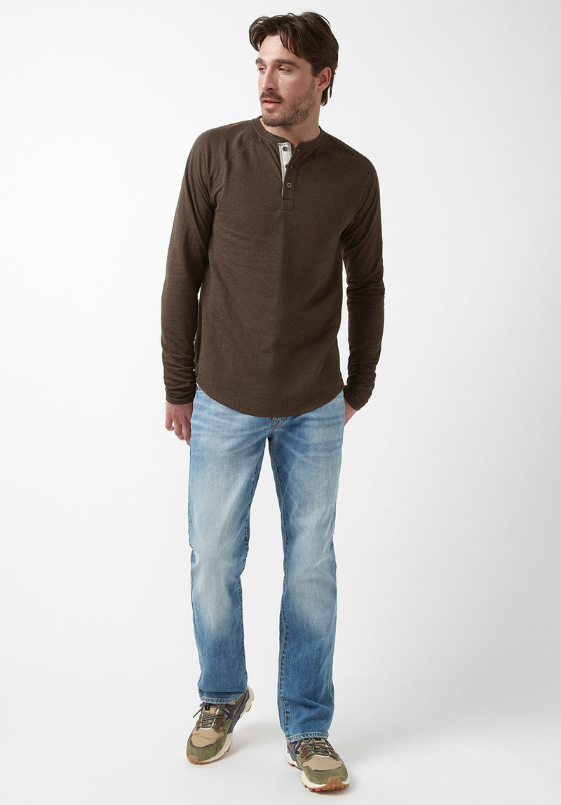 Kariver Brown Long-Sleeve Men's Top – Buffalo Jeans CA