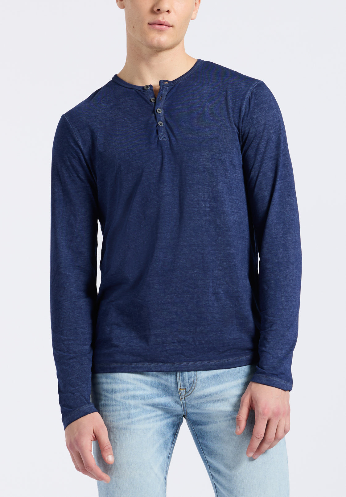 buffalo david bitton Kaduk Navy Long-Sleeve Men’s Top