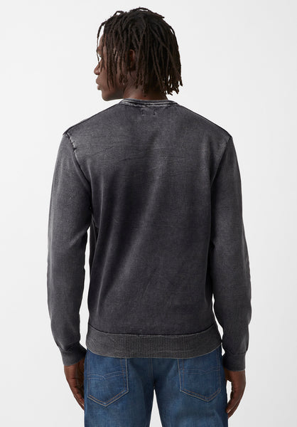 Buffalo David Bitton Woshat Black Men’s Sweater - BM24063 Color BLACK
