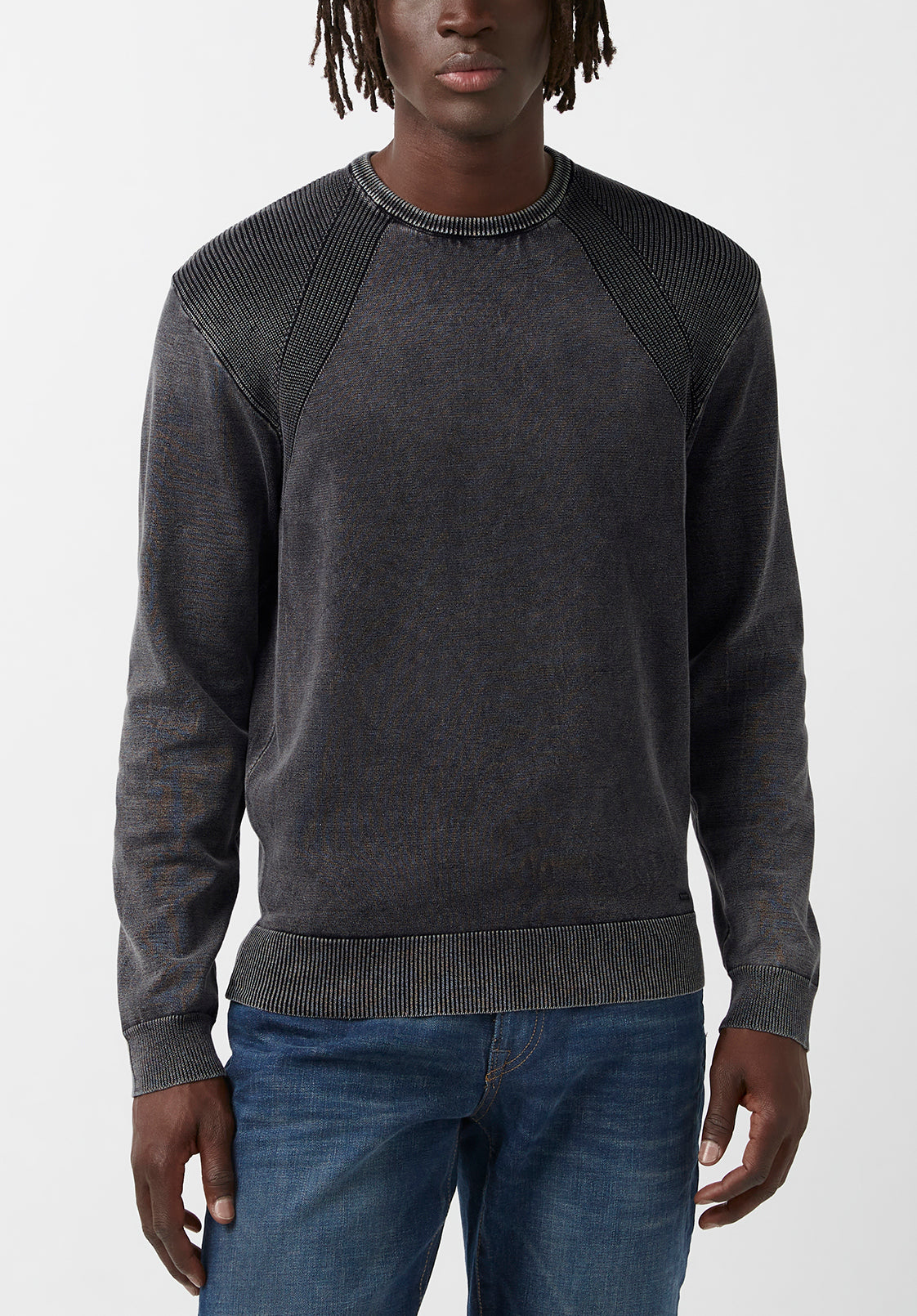 Woshat Black Men’s Sweater – Buffalo Jeans CA
