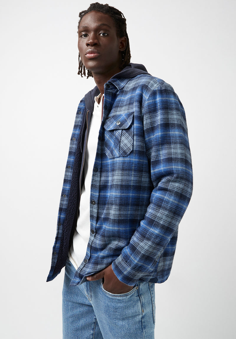 Blue shirt jacket shop
