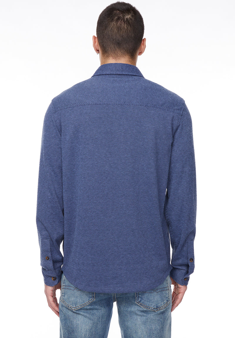Sigge Men's Blanket Shirt in Blue - BM24307