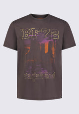 Buffalo David BittonTomer Men's Graphic T-shirt in Charcoal Grey - BM24324 Color 
