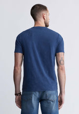 Buffalo David BittonTofick Men's Graphic T-shirt in Whale Blue - BM24327 Color WHALE