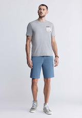 Buffalo David BittonTosim Men's Graphic T-shirt in Heather Grey - BM24329 Color 
