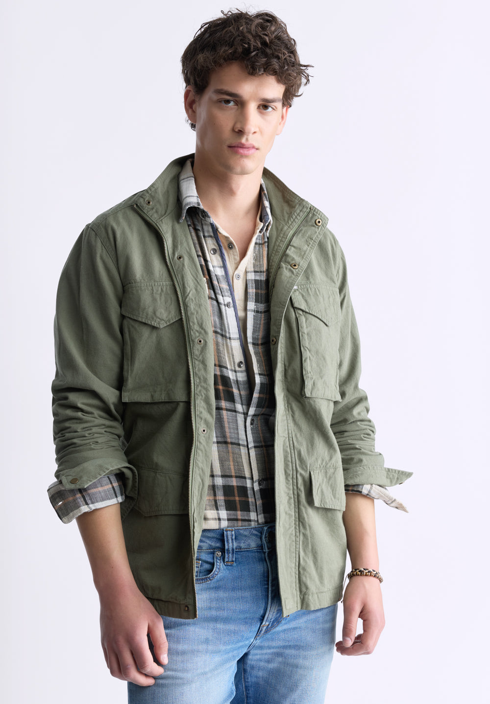 Four pocket military jacket hot sale