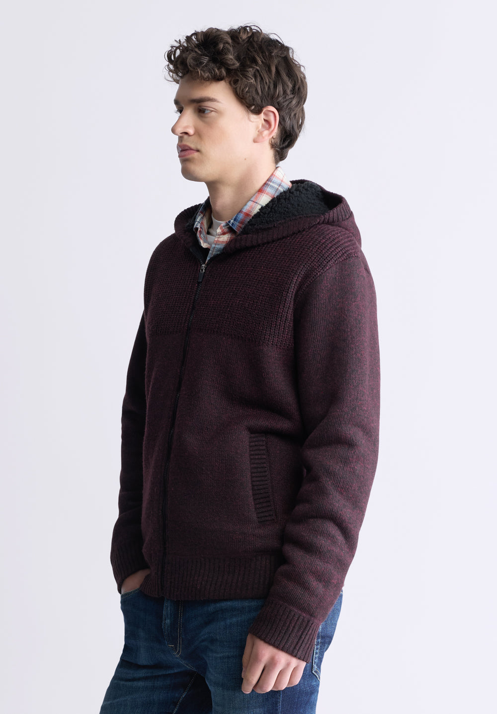 Mki sherpa zip hoody sales