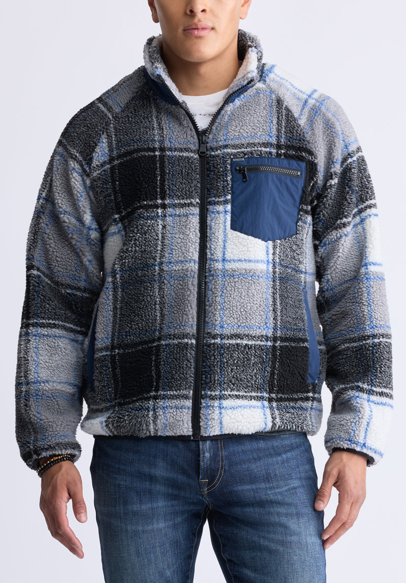 Jaik Men s Sherpa Bomber Jacket Midnight Blue Buffalo Jeans CA