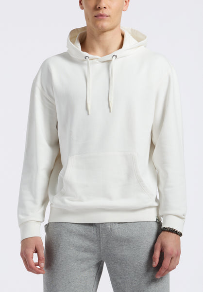 Buffalo David Bitton Finley Men's Relaxed Pullover Hoodie color MILK