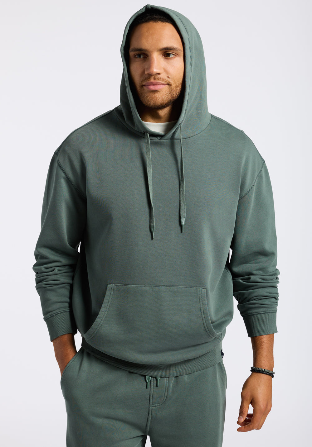 Finley Men's Relaxed Pullover Hoodie, Dark Forest Green – Buffalo