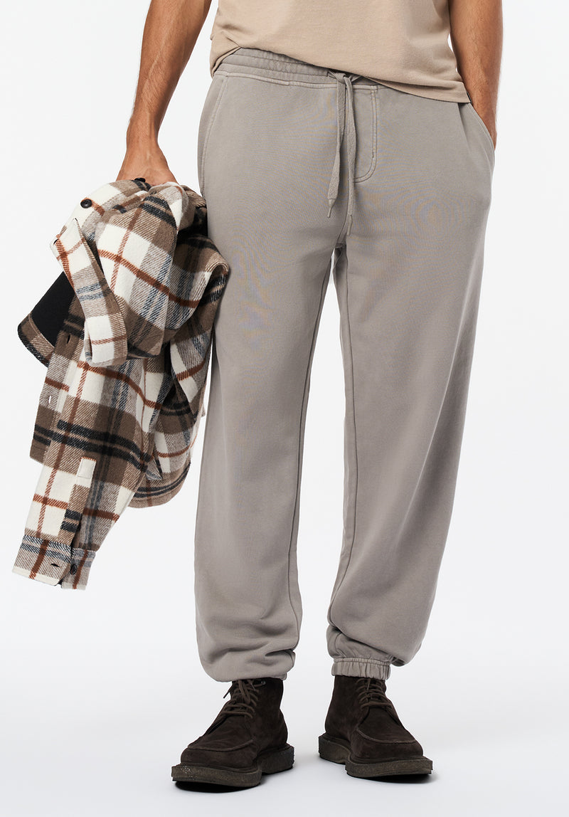 Patto Men's Relaxed Jogger Pants color DRIFTWOOD