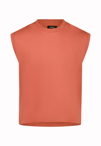 Buffalo David Bitton Kingster Men's Relaxed Fit Jersey Tank COLOR Mineral Red 