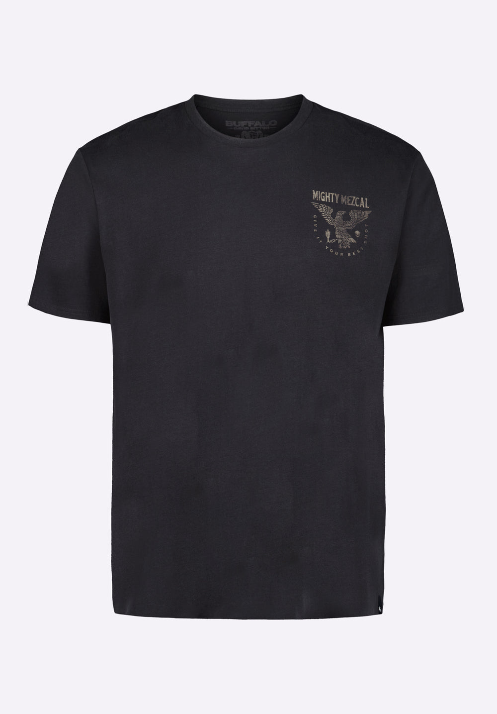 Tonder Men's Graphic T-Shirt with Eagle Print, Black – Buffalo