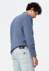 Kade Men's Long Sleeve Relaxed Pocket Top color MIRAGE