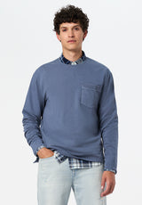 Kade Men's Long Sleeve Relaxed Pocket Top color MIRAGE